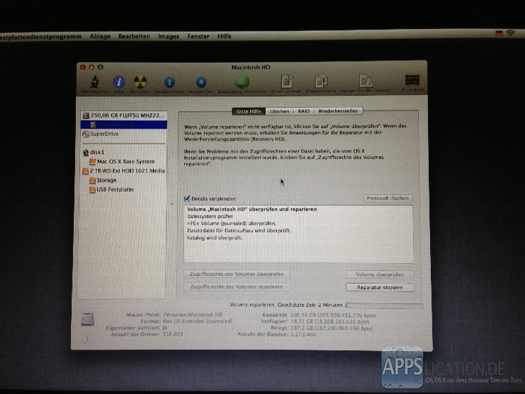Boot Camp Partition löschen