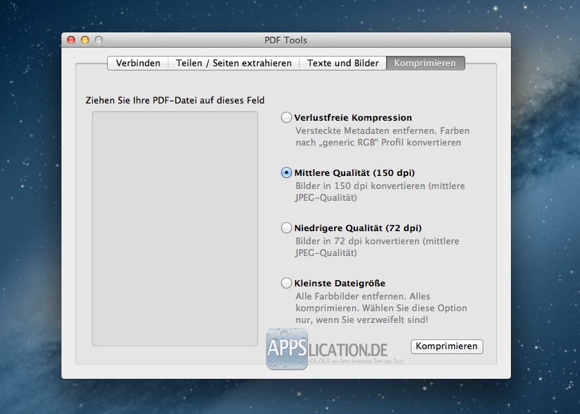 PDF Toolkit Komprimieren