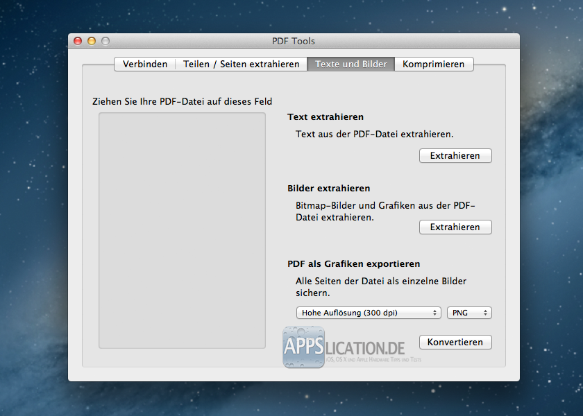 PDF Toolkit Texte und Bilder