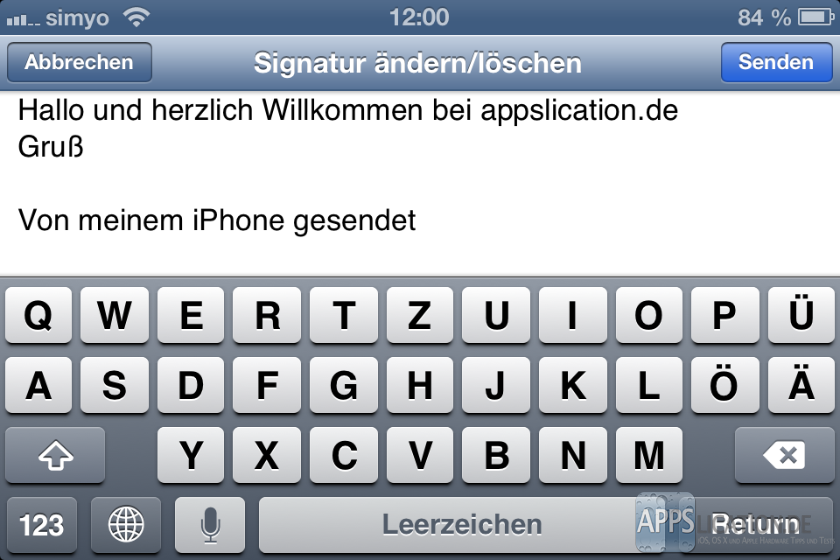 Von meinem iPhone/iPad entfernen/löschen