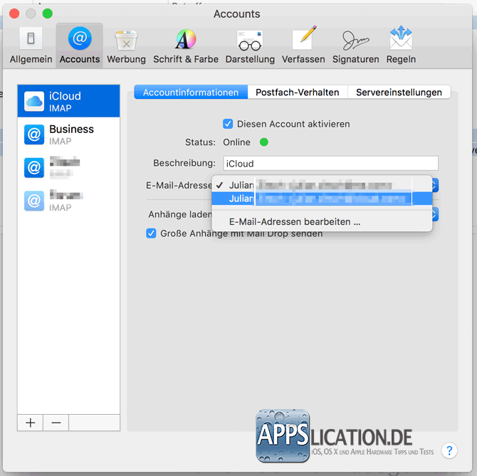 Mac_Mail_Mehrere_Absender_Adressen
