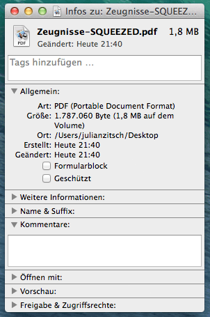 PDF-Dateien komprimieren mit dem PDF Squeezer